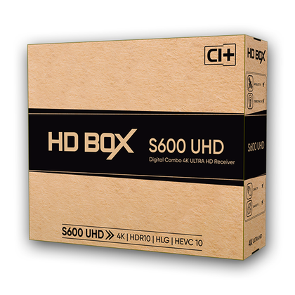 HD BOX S600 UHD Digital Combo 4K ULTRA HD Receiver